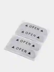 Серебряный светоотражающие предупреждающие наклейки для открытой двери автомобиля