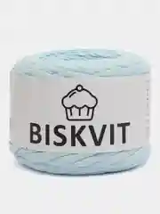 Голубой трикотажная пряжа BISKVIT. 100%хлопок, 330г/100м