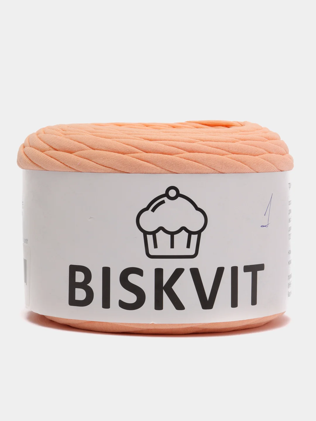 Кремовый трикотажная пряжа BISKVIT. 100%хлопок, 330г/100м