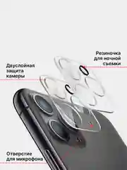 Аметистовый защитное стекло на камеру iPhone 11 / 12 / 13 / 14