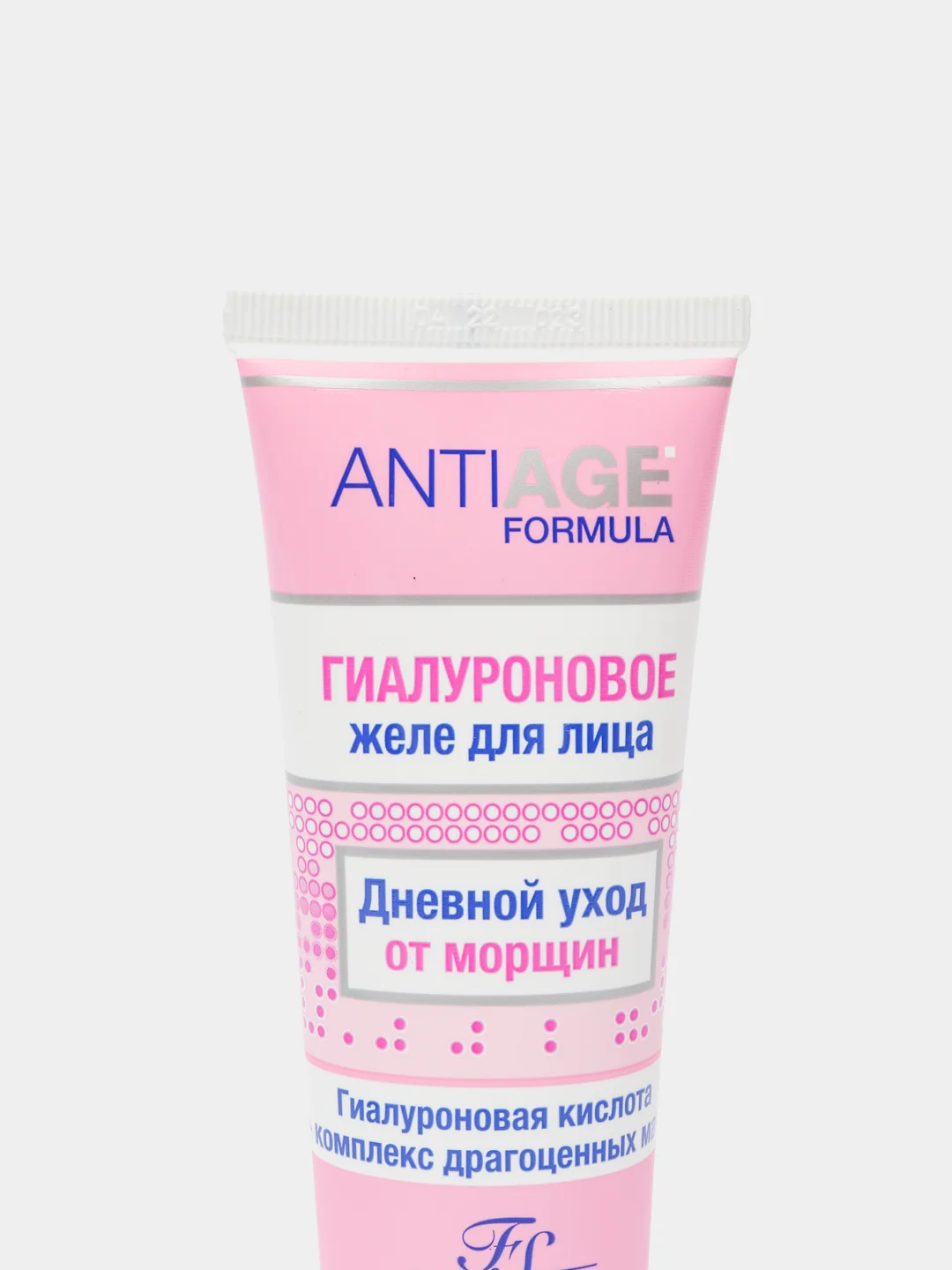 Розовый желе гиалуроновое для лица Antiage Formula, 75 мл