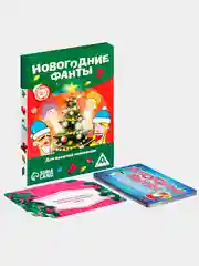 Зеленый настольная новогодняя карточная игра "Фанты" для взрослой компании, подарок на Новый год