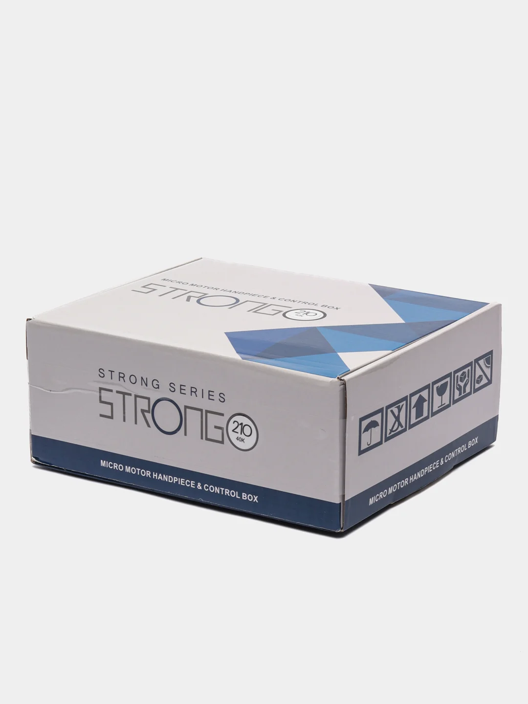 Белый аппарат для маникюра и педикюра Strong 210, машинка для маникюра и педикюра с педалью