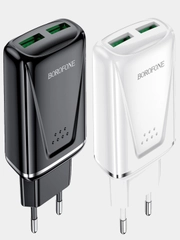 Зарядное устройство BOROFONE BA54A 2USB QC3.0