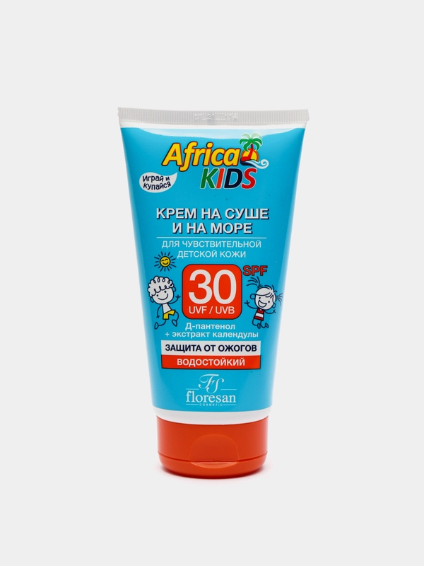 Флоресан Крем солнцезащитный для чувствительной детской кожи Africa Kids SPF 30 150 мл