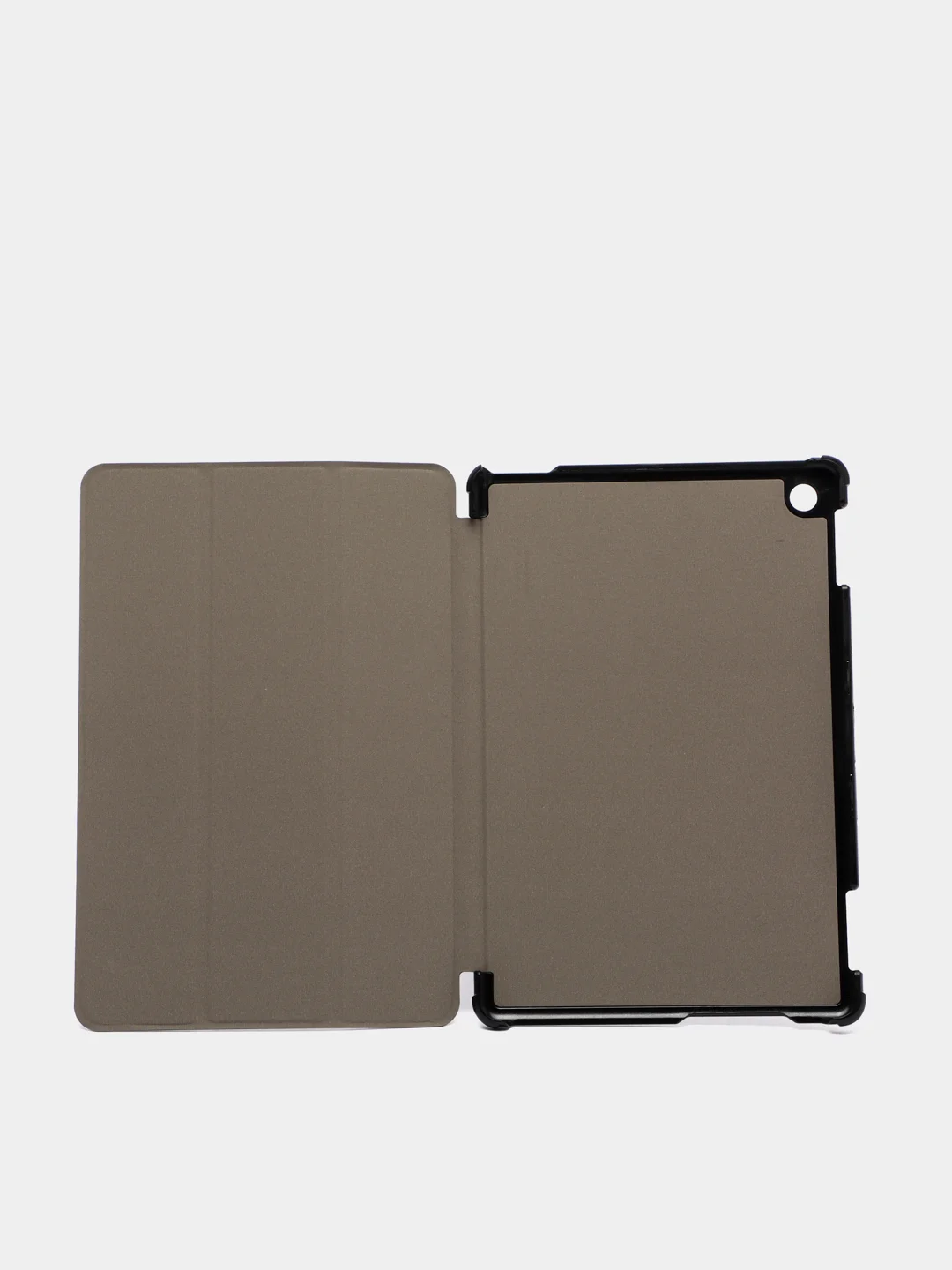Черный чехол-книжка для планшета Huawei MediaPad M5 Lite 10.1 из экокожи КАРТОФАН, подставка