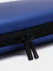 Синий чехол для консоли Nintendo Switch и Nintendo Switch OLED, защитный кейс КАРТОФАН на молнии