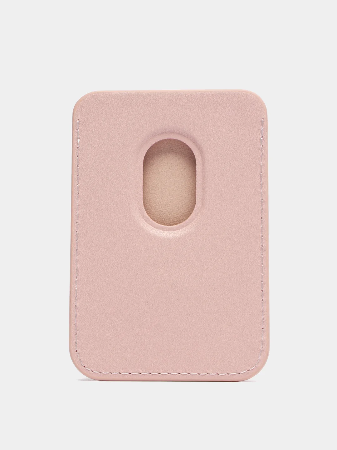 Пудровый картхолдер на магнитах MagSafe Leather Wallet iPhone