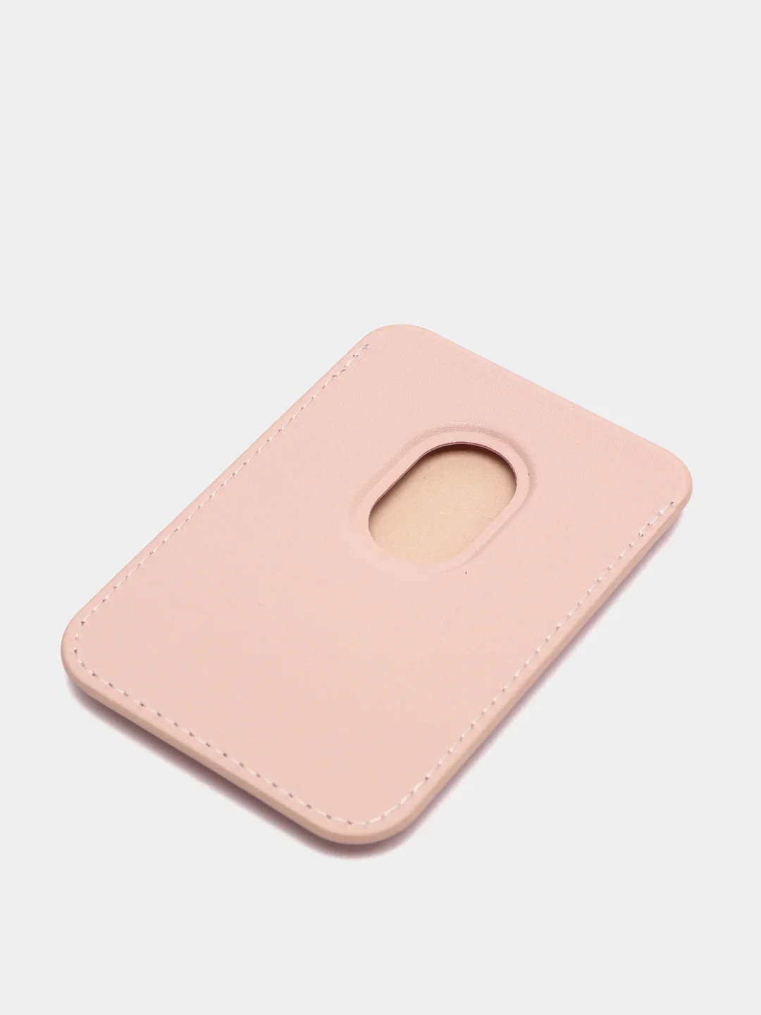 Пудровый картхолдер на магнитах MagSafe Leather Wallet iPhone