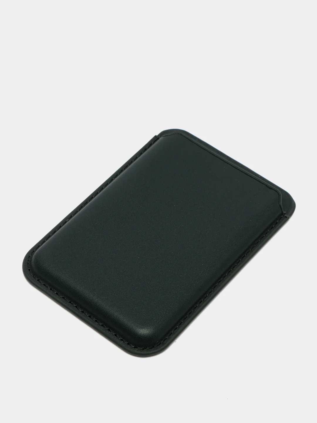 Тёмно-зелёный картхолдер на магнитах MagSafe Leather Wallet iPhone
