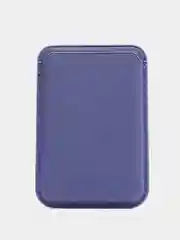 Пурпурный картхолдер на магнитах MagSafe Leather Wallet iPhone