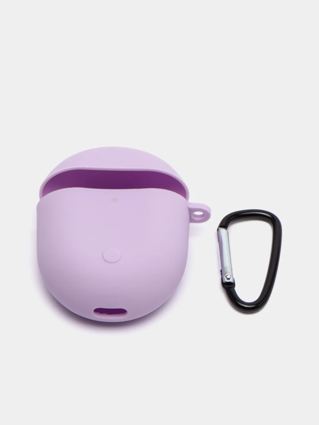 Фиолетовый чехол на Xiaomi Redmi Buds 3 Pro/AirDots 3 Pro для наушников КАРТОФАН силиконовый матовый