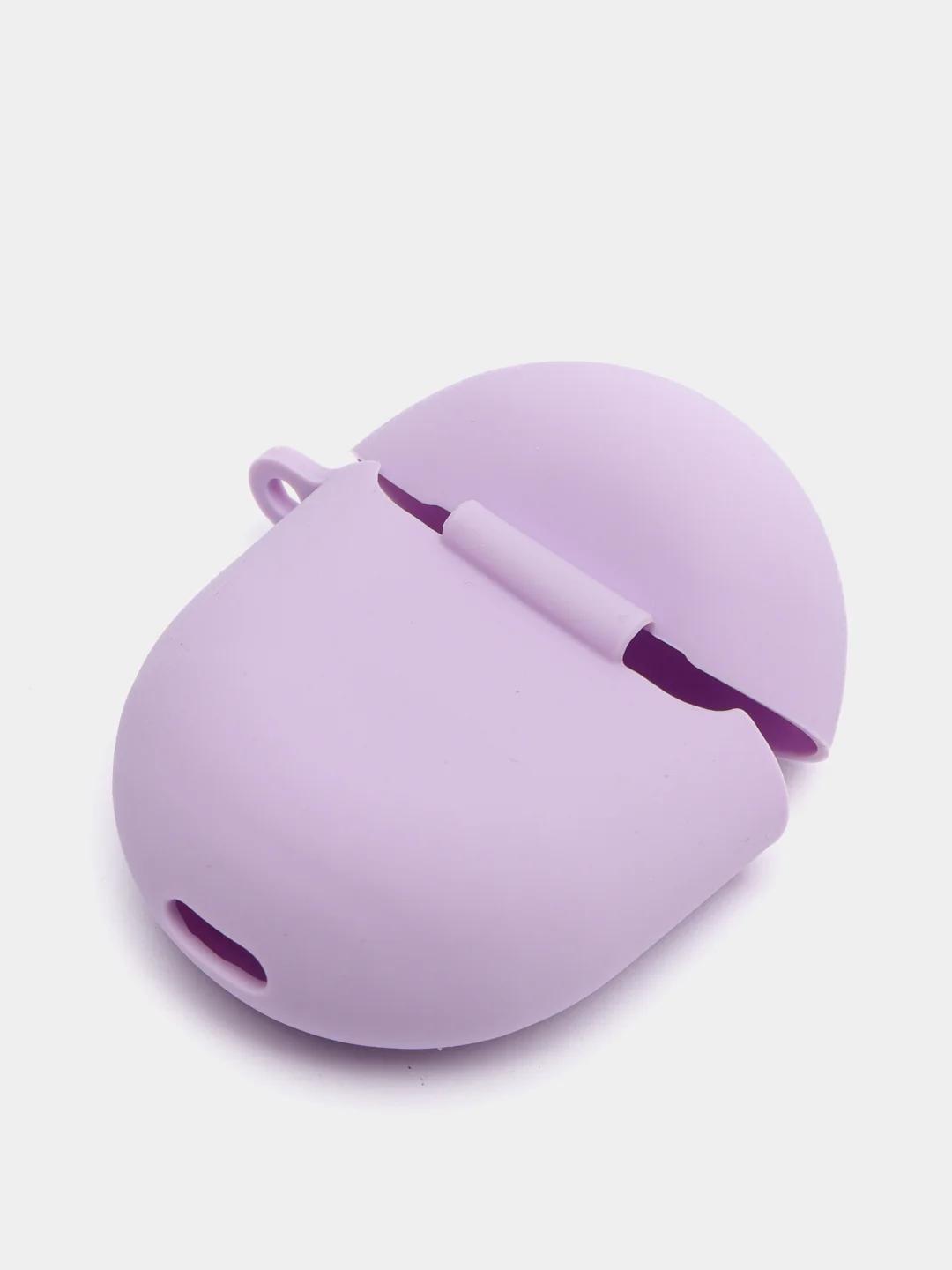 Фиолетовый чехол на Xiaomi Redmi Buds 3 Pro/AirDots 3 Pro для наушников КАРТОФАН силиконовый матовый