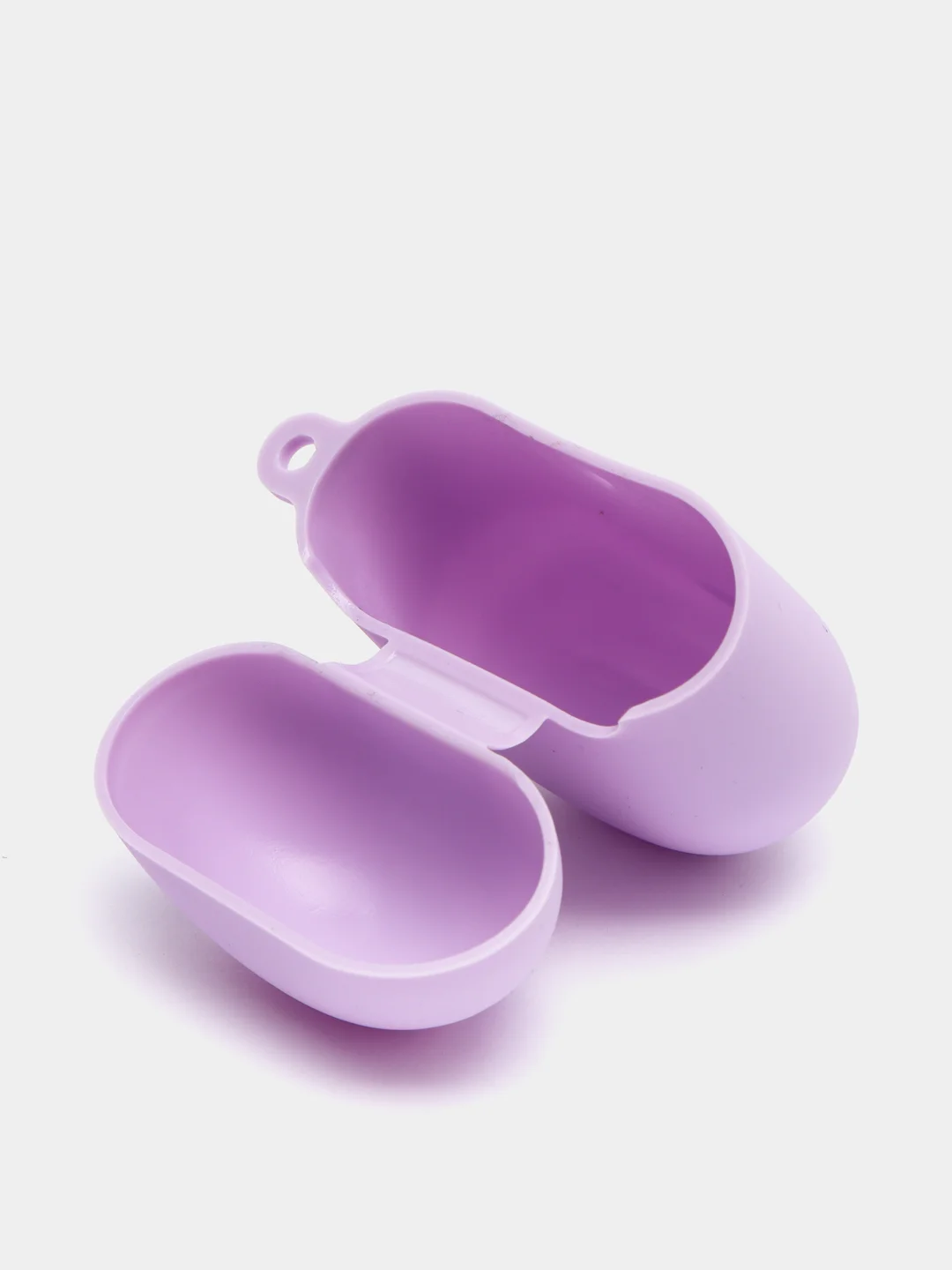 Фиолетовый чехол на Xiaomi Redmi Buds 3 Pro/AirDots 3 Pro для наушников КАРТОФАН силиконовый матовый