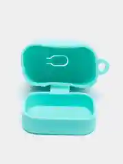 Небесно-голубой чехол на наушники Xiaomi AirDots Pro/Mi TWS Earphones/Earphones Lite силиконовый КАРТОФАН