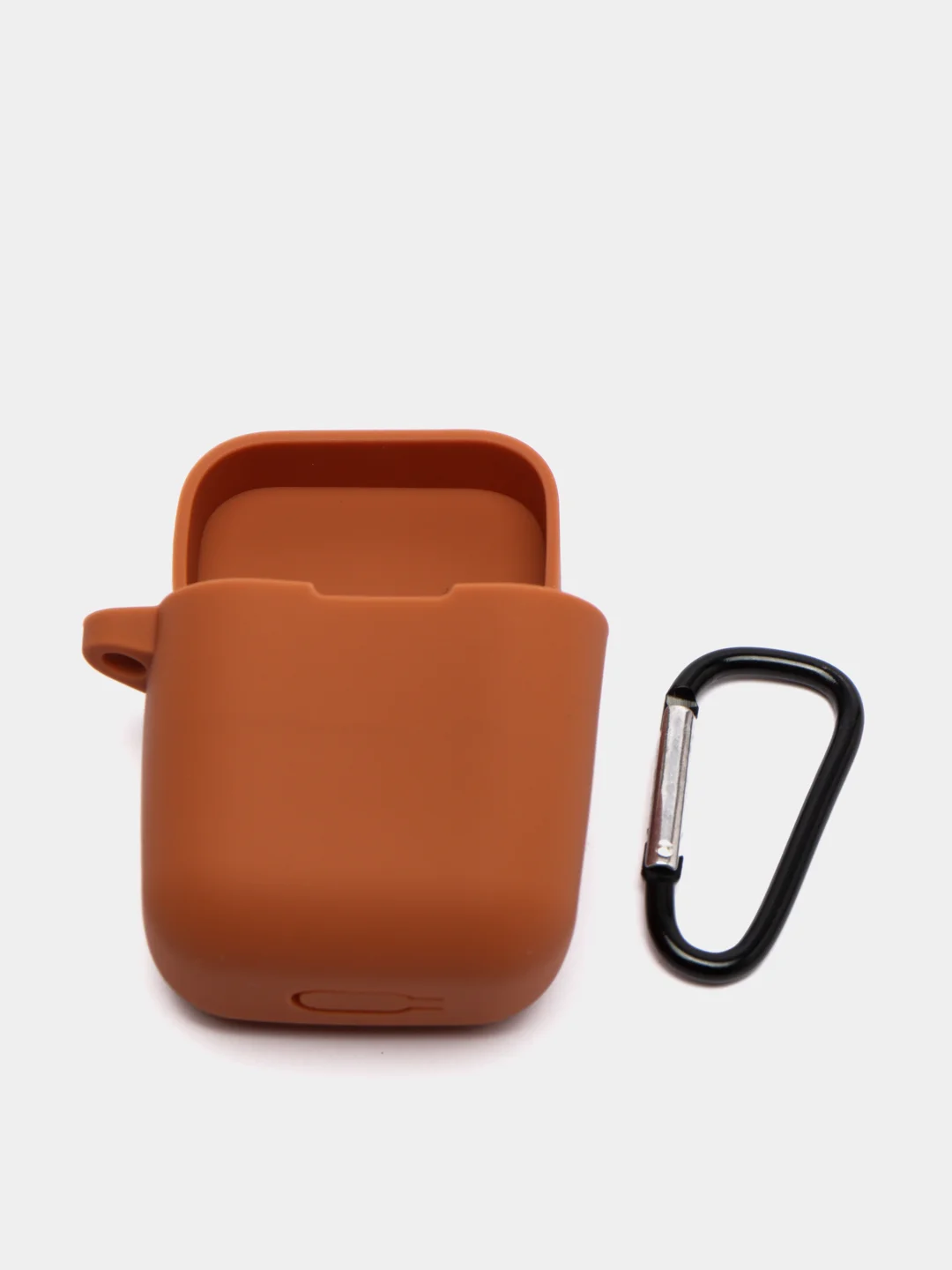 Коричневый чехол на наушники Xiaomi AirDots Pro/Mi TWS Earphones/Earphones Lite силиконовый КАРТОФАН