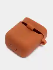 Коричневый чехол на наушники Xiaomi AirDots Pro/Mi TWS Earphones/Earphones Lite силиконовый КАРТОФАН