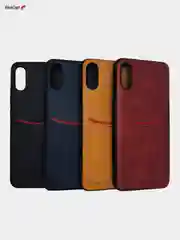 Алый чехол с визитницей, карманом Xiaomi Redmi Mi 10, Mi Note 10, 9A, 8A,7A,7,Note 9,Note 9 Pro
