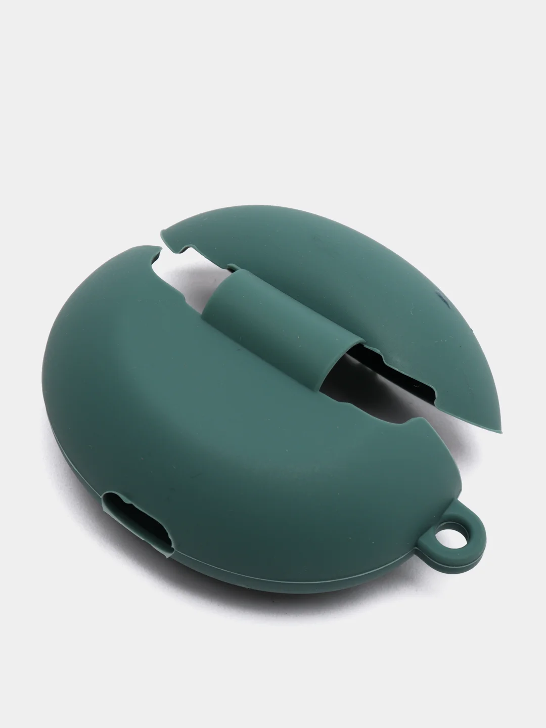 Зеленый чехол на Huawei FreeBuds 4i для беспроводных наушников КАРТОФАН силиконовый матовый тонкий