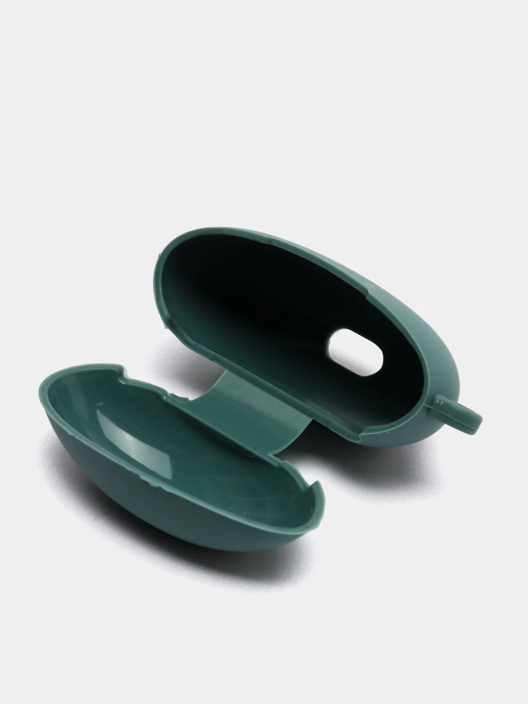 Зеленый чехол на Huawei FreeBuds 4i для беспроводных наушников КАРТОФАН силиконовый матовый тонкий