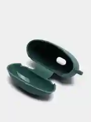 Зеленый чехол на Huawei FreeBuds 4i для беспроводных наушников КАРТОФАН силиконовый матовый тонкий