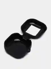 Черный чехол на Samsung Galaxy Buds 2/Live/Pro/2 Pro/FE для наушников КАРТОФАН силикон матовый