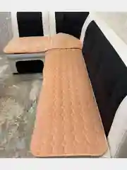 Накидка-сидушка на кухонный уголок, комплект из 2-х предметов, 50*50, 2 штуки, персиковый