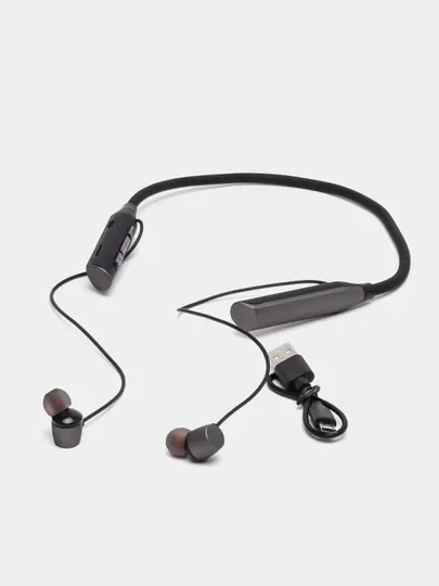 Красный беспроводные спортивные Bluetooth наушники с шумоподавлением