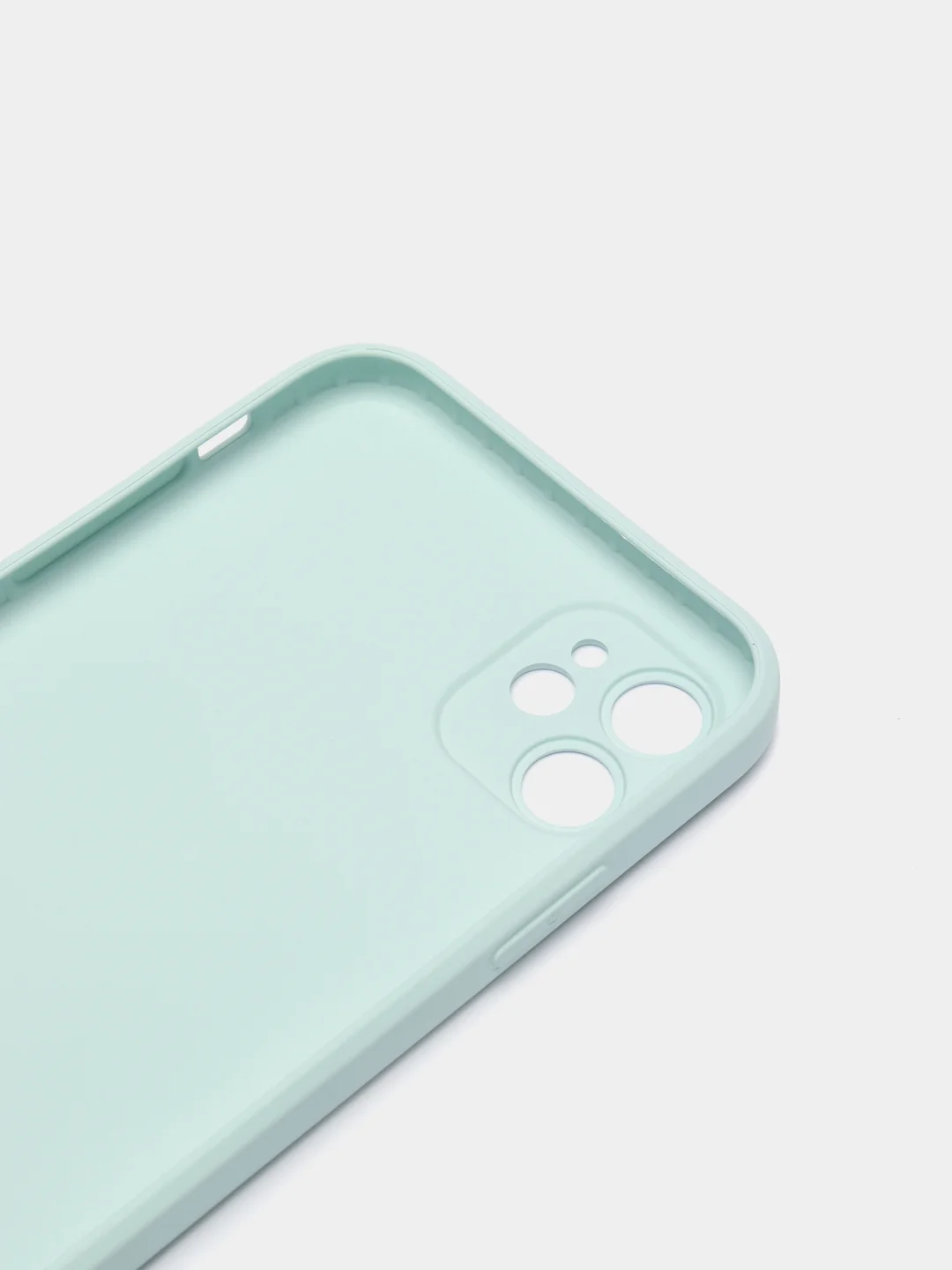 Голубой чехол iPhone 11 с принтом