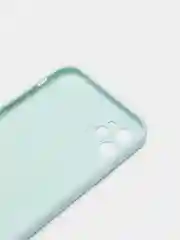 Голубой чехол iPhone 11 с принтом