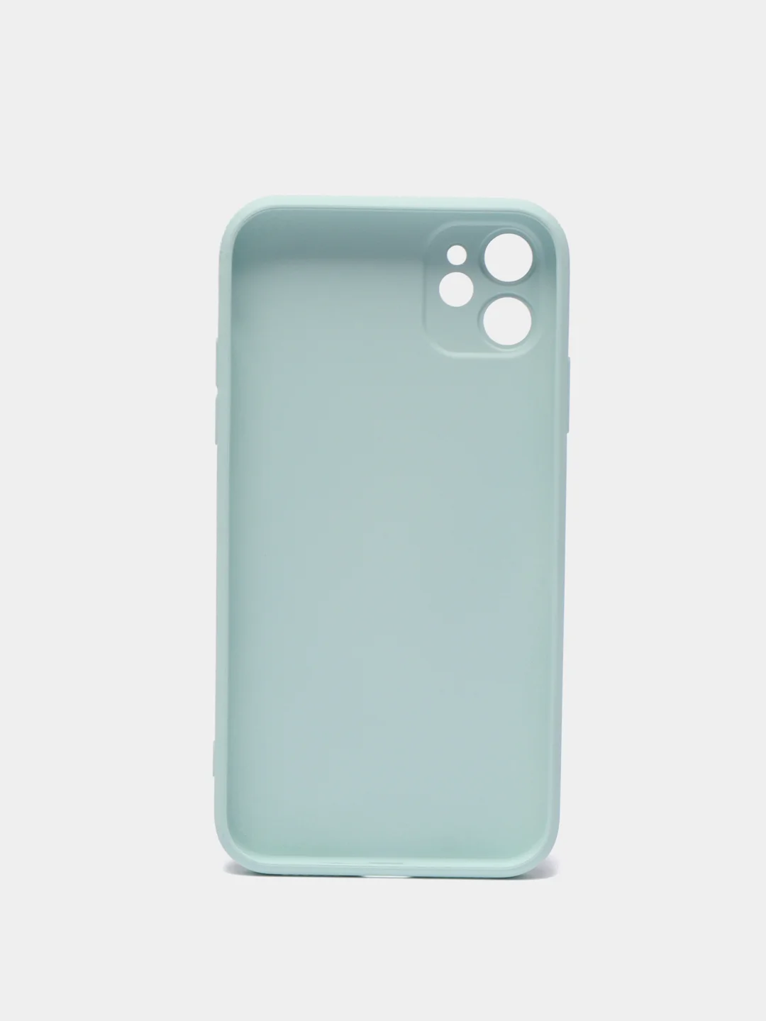 Голубой чехол iPhone 11 с принтом
