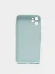 Голубой чехол iPhone 11 с принтом