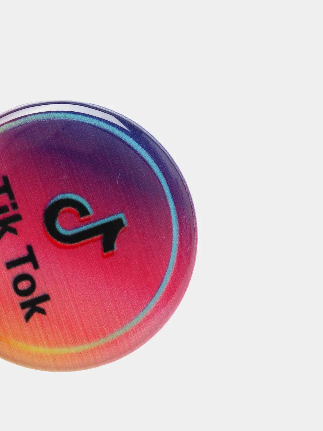 Фуксия попсокет TikTok для смартфона (Tik tok, тик ток, тикток)