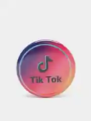 Фуксия попсокет TikTok для смартфона (Tik tok, тик ток, тикток)