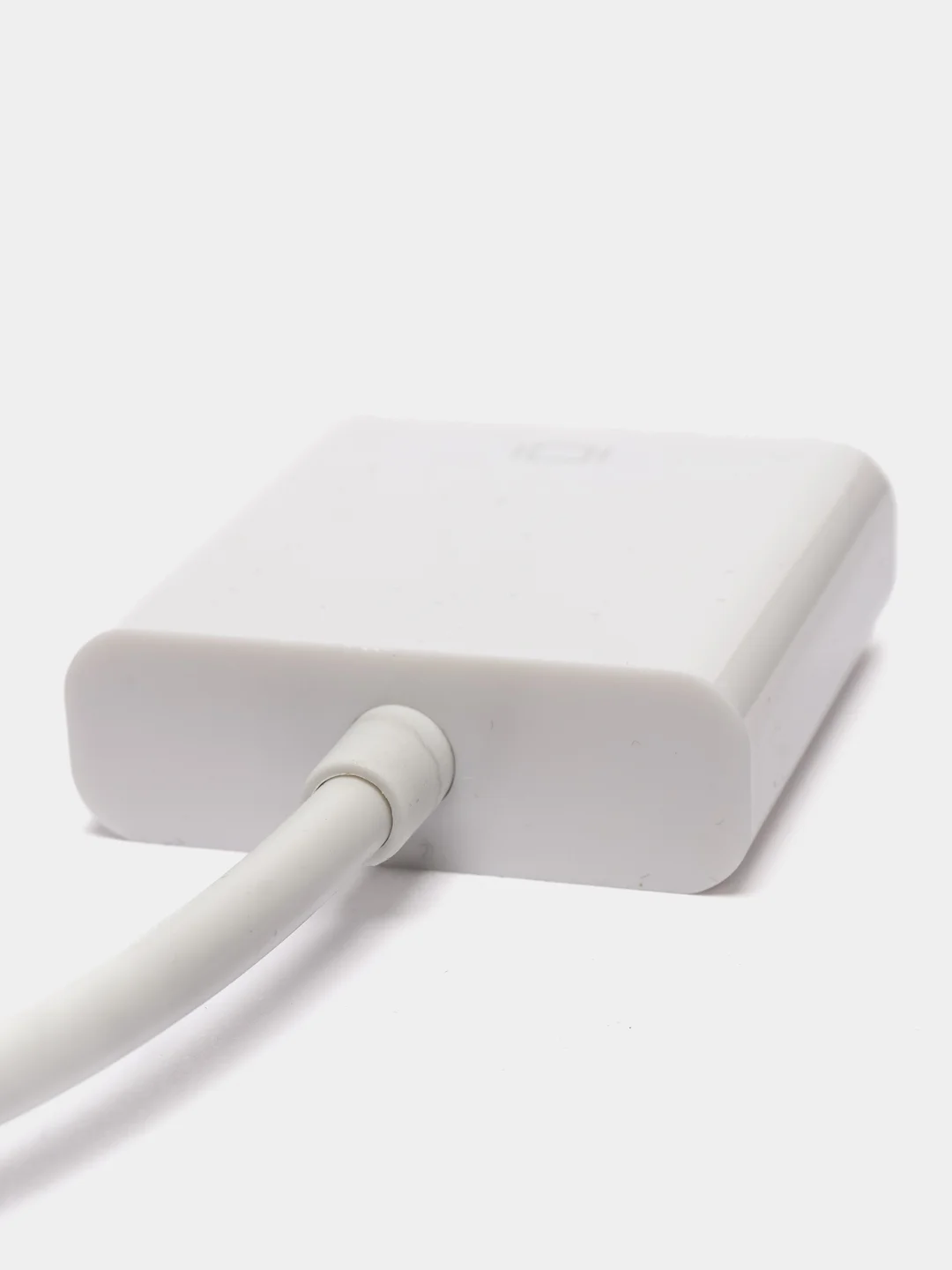 Белый переходник-адаптер из HDMI в VGA, с аудиовыходом и без