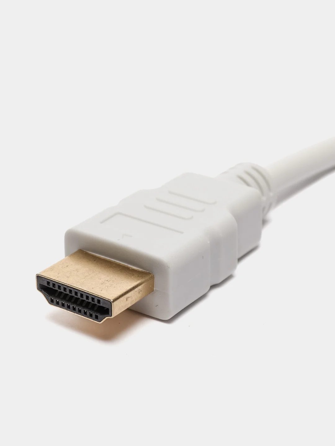 Белый переходник-адаптер из HDMI в VGA, с аудиовыходом и без