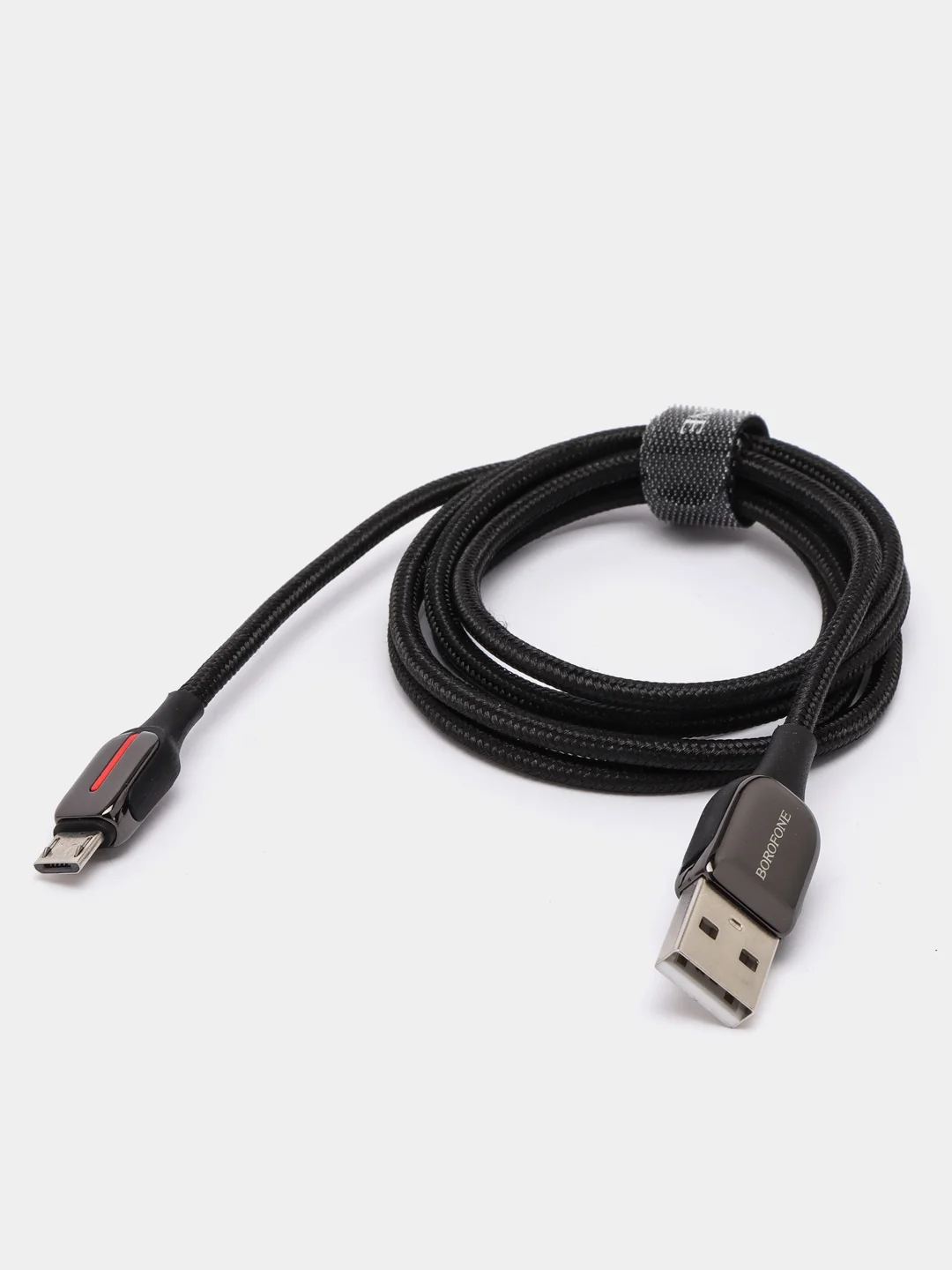 Черный кабель для зарядки и передачи данных Borofone BU14 для Micro USB, 1.2 м, 2.4А, для Android