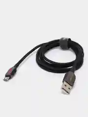Черный кабель для зарядки и передачи данных Borofone BU14 для Micro USB, 1.2 м, 2.4А, для Android
