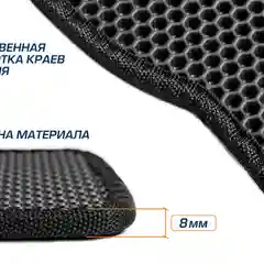 Черный коврики в салон AutoFlex Standart Hyundai Creta II 21-, ЭВА, 6230203