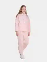 Пудровый детский спортивный костюм, теплый, на флисе, с подкладом, начесом