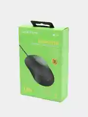 Черный мышь компьютерная проводная BOROFONE BG4 Universal Business USB