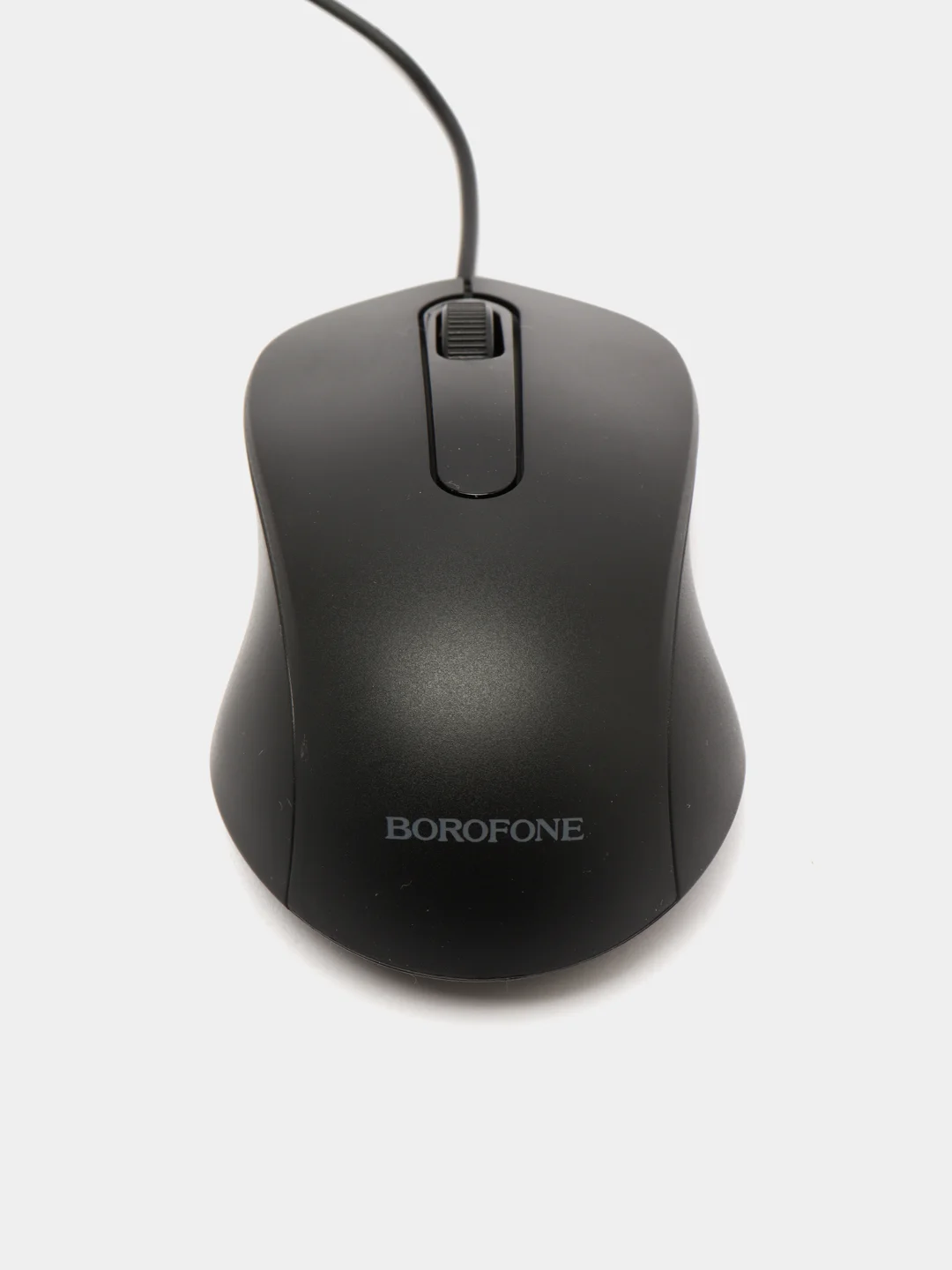 Черный мышь компьютерная проводная BOROFONE BG4 Universal Business USB