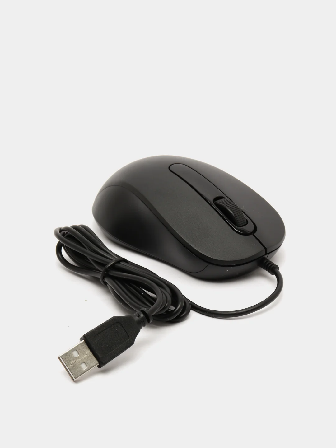 Черный мышь компьютерная проводная BOROFONE BG4 Universal Business USB