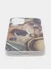 Бронзовый чехол iPhone 12 / 12 Pro, 12 Pro Max, 12 Mini чехол силиконовый с рисунком