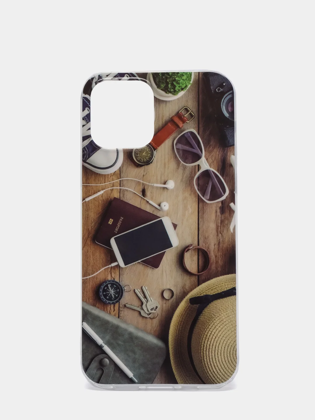 Бронзовый чехол iPhone 12 / 12 Pro, 12 Pro Max, 12 Mini чехол силиконовый с рисунком