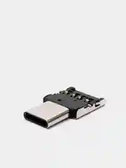 Бежевый otg переходник с Micro USB, OTG Type C на USB, ОТГ