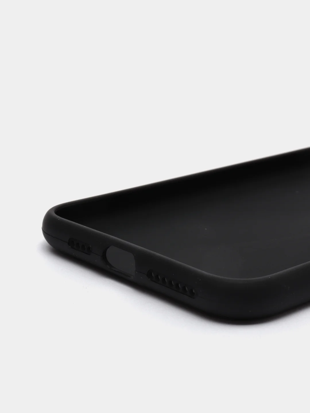 Черный чехол для iPhone XS Max, силиконовый, 14 цветов