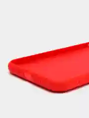 Красный чехол на iPhone 11, 13, 12, XR, Pro, Max, Mini, бархатный