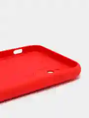 Красный чехол на iPhone 11, 13, 12, XR, Pro, Max, Mini, бархатный