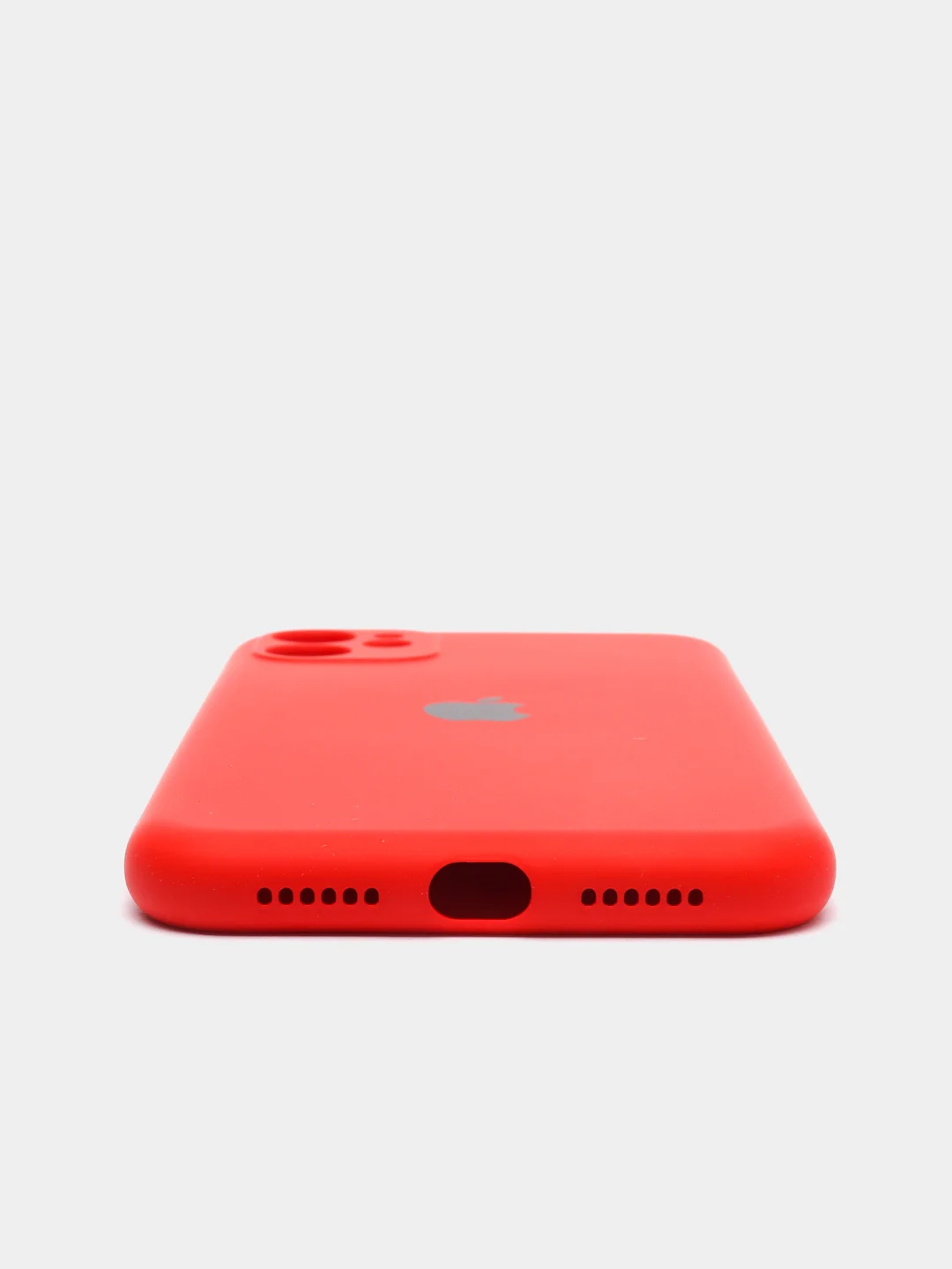 Красный чехол на iPhone 11, 13, 12, XR, Pro, Max, Mini, бархатный